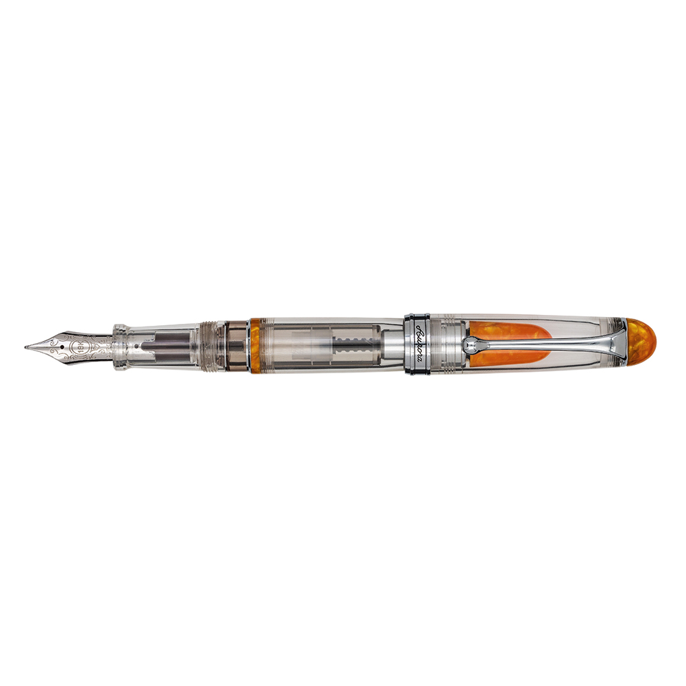 Aurora 88 Demonstrator Minerali Orange Fountain pen - Vulpen